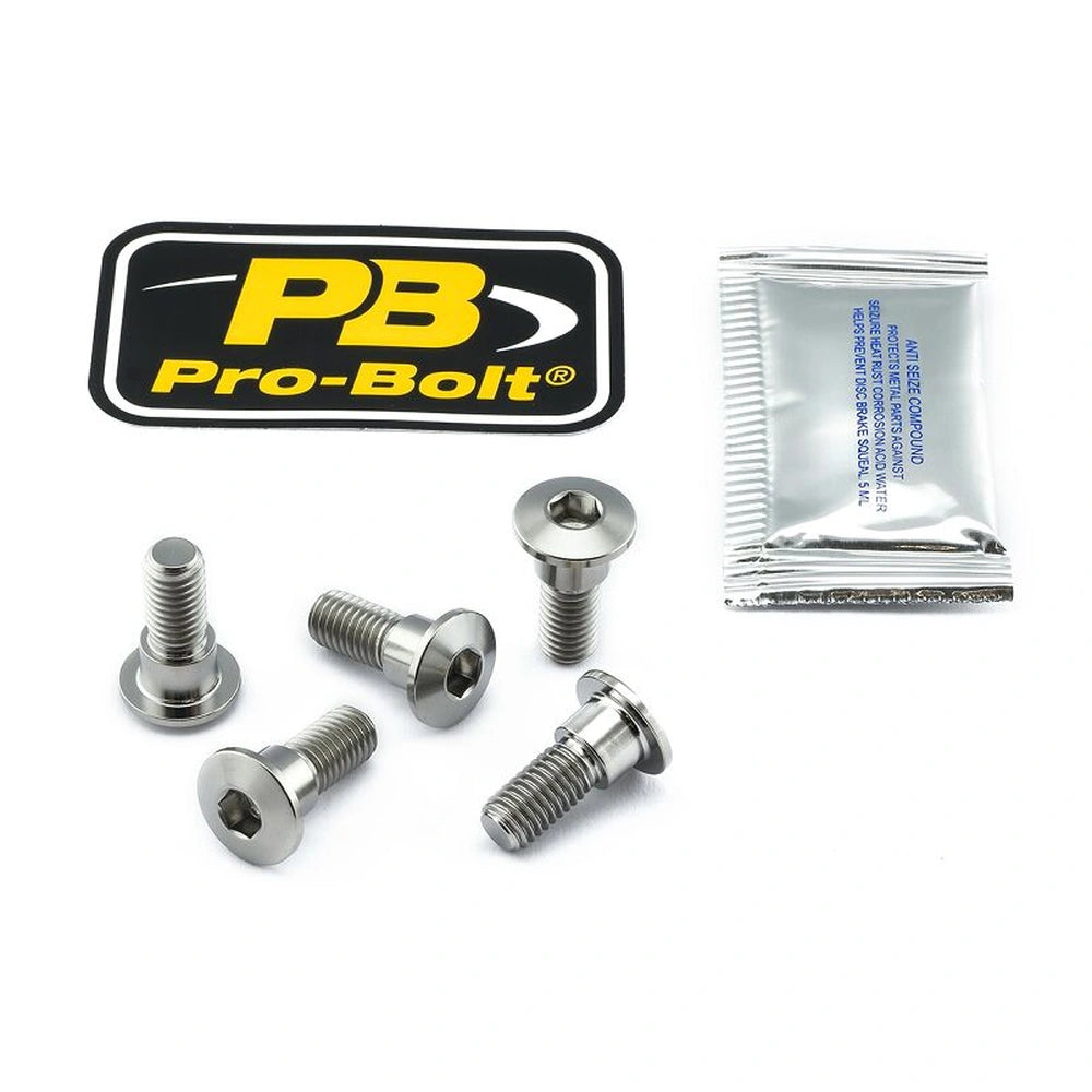 Bremsekaliberboltsæt, 5 stk. – Grade 5 titanium, TI5DISCSUZ20 – Pro-Bolt