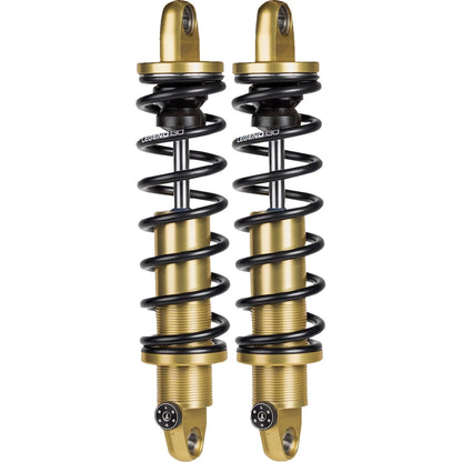 Legend Suspension Harley-Davidson Dyna (91-17) REVO-A støddæmpersæt, 13", Standard Duty, guld – produktbillede 3, varenr. 1310-1743