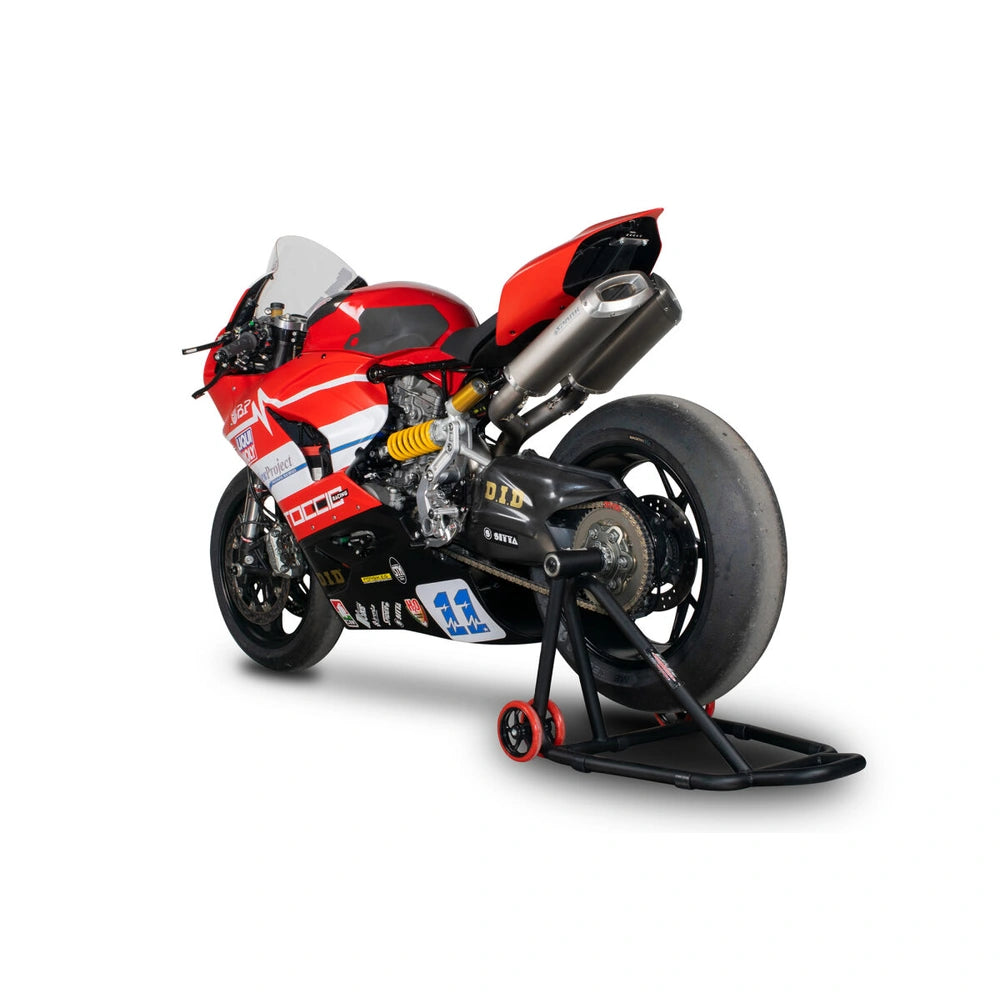 Ducati Panigale 959 / V2 (16-24) komplet udstødning, titanium – Spark – produktdetalje fra alternativ vinkel, billede 3