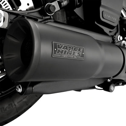 Indian Scout modeller (25) Hi-Output slip-on, sort – Vance & Hines – detaljebillede af udstødning og finish 2
