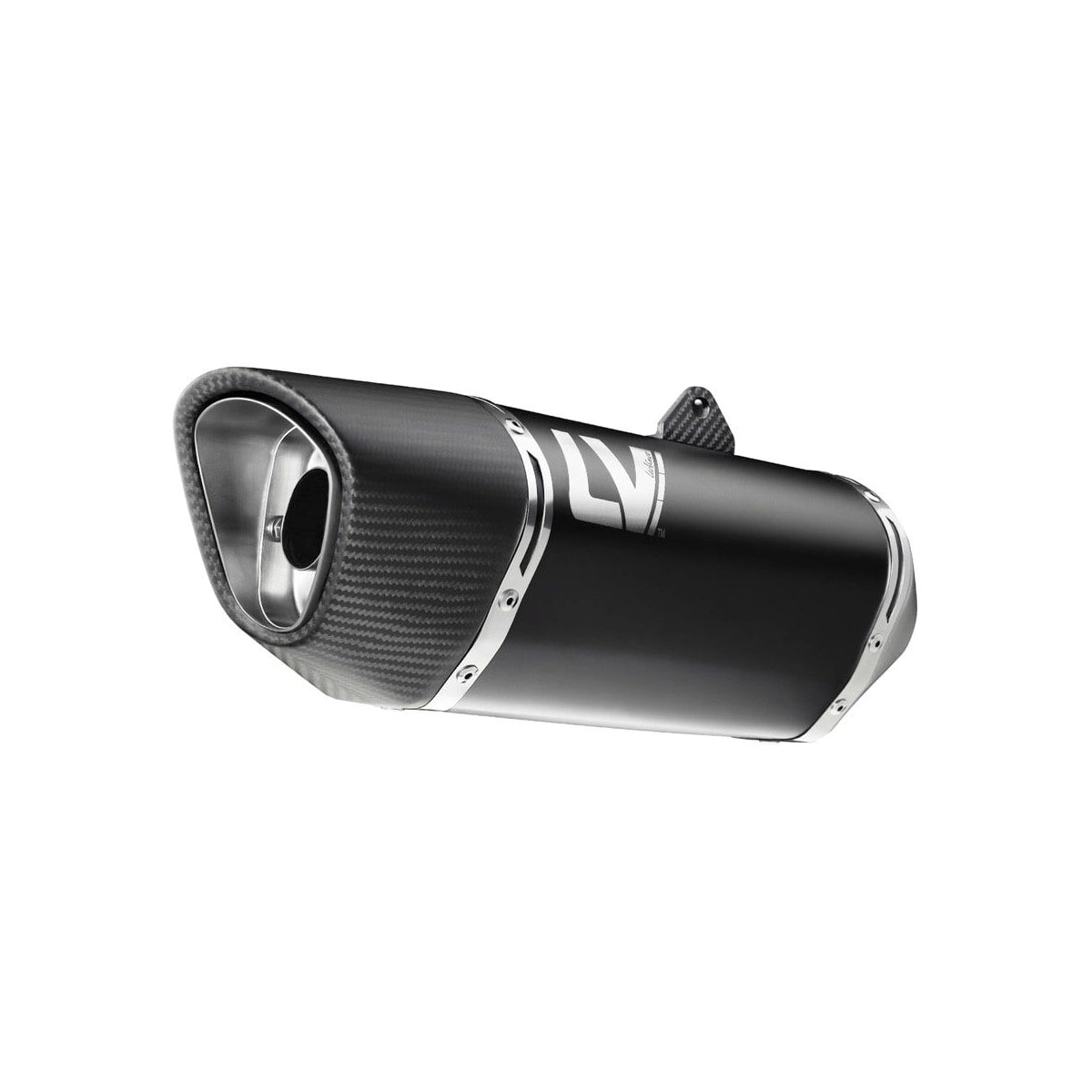 Kawasaki KLZ 1000 (19-24) LeoVince LV-14 R slip-on – rustfri – mat sort – 15623B – ekstra produktvisning af lyddæmper, finish og detaljer 2