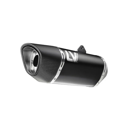 Kawasaki KLZ 1000 (19-24) LeoVince LV-14 R slip-on – rustfri – mat sort – 15623B – ekstra produktvisning af lyddæmper, finish og detaljer 2