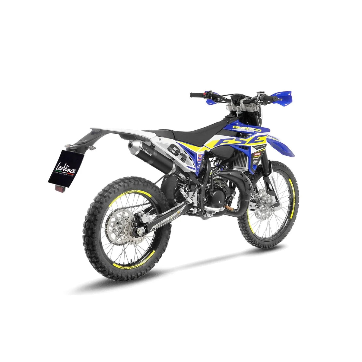 Sherco SM R 50 (21-24) m.fl. LeoVince X-FIGHT slip-on – rustfri – ekstra produktvisning af lyddæmper, finish og detaljer 3