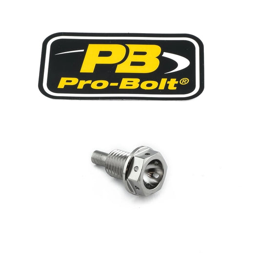 Magnetisk olieaftapningsbolt, M12 x 1,50 x 15 mm – Grade 5 titanium, TISUMP1215MAG – Pro-Bolt