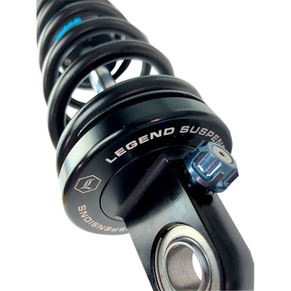 Legend Suspension Harley-Davidson Touring (96-08) REVO-ARC støddæmpersæt, 14", Standard Duty, remote reservoir, sort – produktbillede 4, varenr. 1310-1880