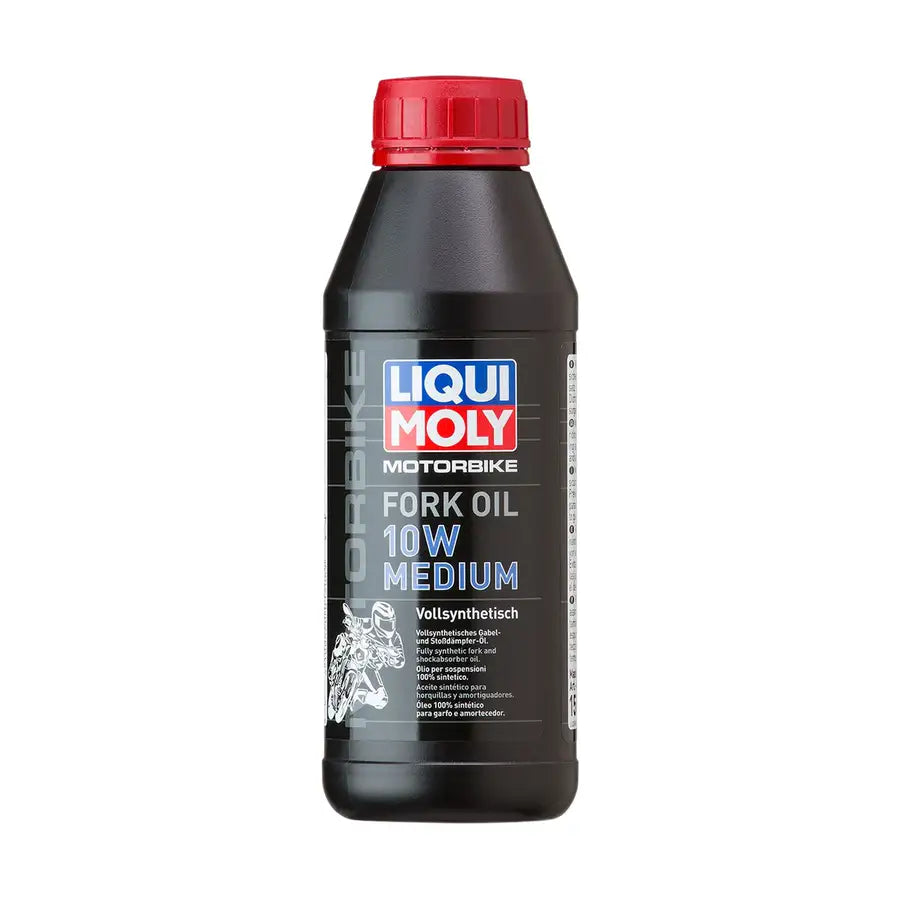 Forgaffelolie, 10W – LIQUI MOLY Motorbike Fork Oil Medium – Fuldsyntetisk – 500 ml