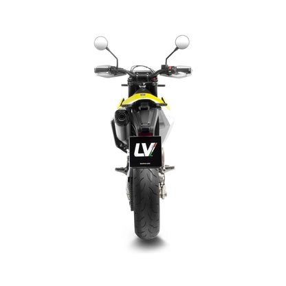 KTM 690 SMC R (25-26) m.fl. LeoVince LV One EVO slip-on – rustfri – titanium-look – ekstra produktvisning af lyddæmper, finish og detaljer 5