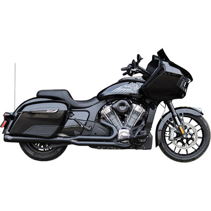 Indian Elite (20-26) 2-into-1 Qualifier Exhaust System, Guardian Black – S&S Cycle
