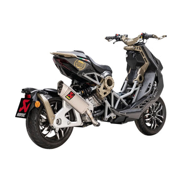 Akrapovič S-IT125SO2-APT slip-on monteret på Italjet DRAGSTER 125 (20-26) m.fl.