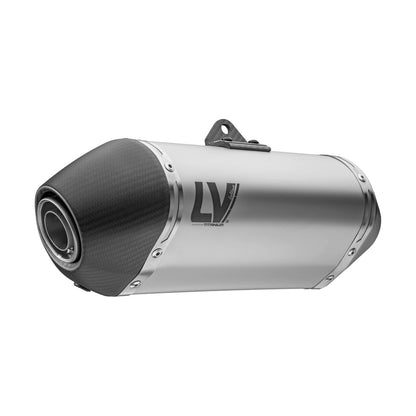 BMW F750GS (18-23) m.fl. LeoVince LV-14 slip-on – titanium – ekstra produktvisning af lyddæmper, finish og detaljer 2