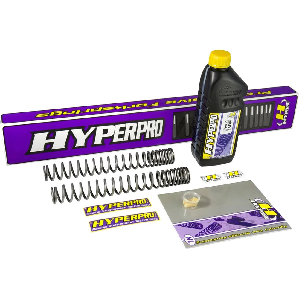 Hyperpro progressive forgaffelfjedre til Harley-Davidson XL 1200 C Sportster Custom m.fl. (05-15) – bedre kontrol og komfort