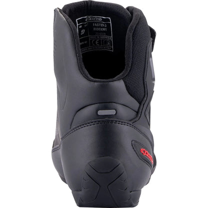 MC sko Faster-3 Rideknit®, herre – Sort/Mørkegrå/Rød, str. EU 43 / US 10 fra Alpinestars – produktdetalje 2