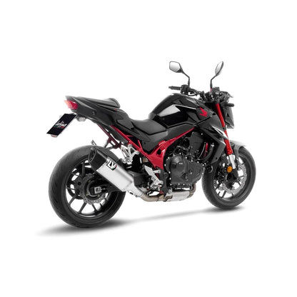 Honda CB750 (23-26) LeoVince LV-14 R slip-on – rustfri – godkendt – titanium-look – 15600 – ekstra produktvisning af lyddæmper, finish og detaljer 3