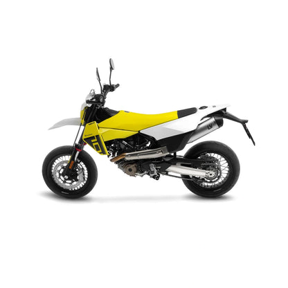 KTM 690 SMC R (25-26) m.fl. LeoVince LV One EVO slip-on – rustfri – titanium-look – ekstra produktvisning af lyddæmper, finish og detaljer 6