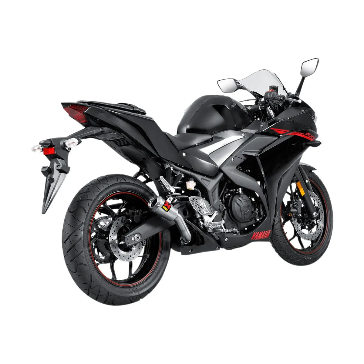 Akrapovič S-Y2SO11-AHCSS slip-on monteret på Yamaha YZF-R25 (15-24) m.fl.