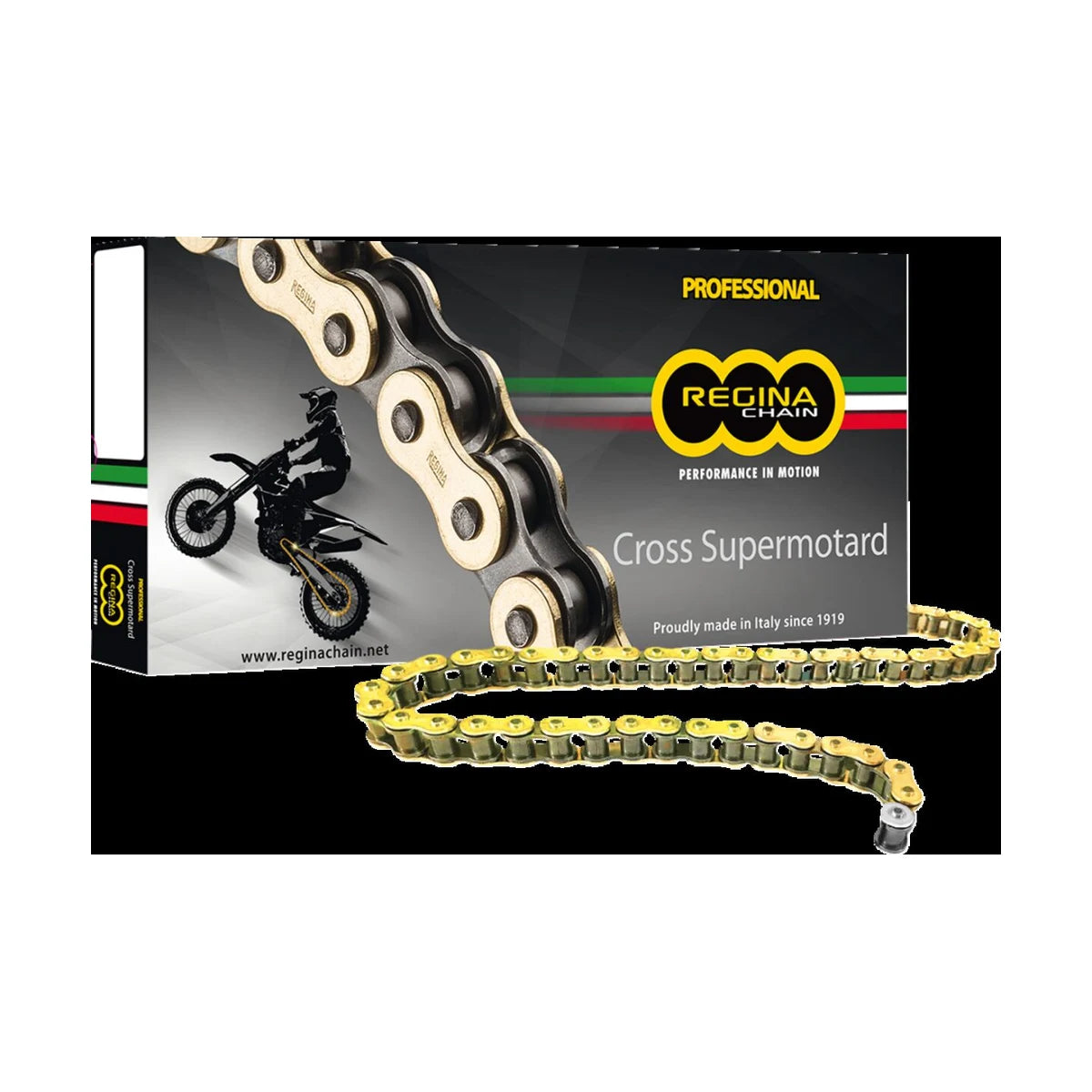 Regina 520 RH2 MC kæde 120 led guld