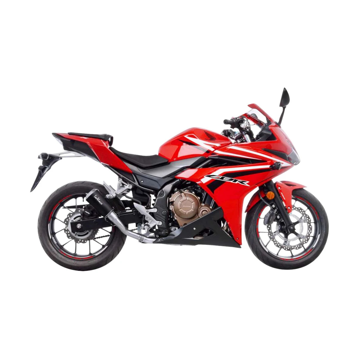 Honda CB500F (16-19) m.fl. LeoVince LV-10 slip-on – rustfri – ekstra produktvisning af lyddæmper, finish og detaljer 2
