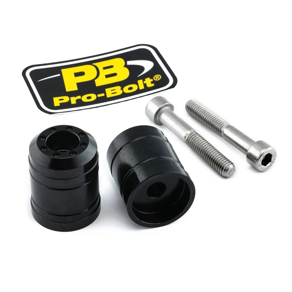 Styrender, 2 stk. – 7075-T6 aluminium, sort, BARENDKA10 – Pro-Bolt